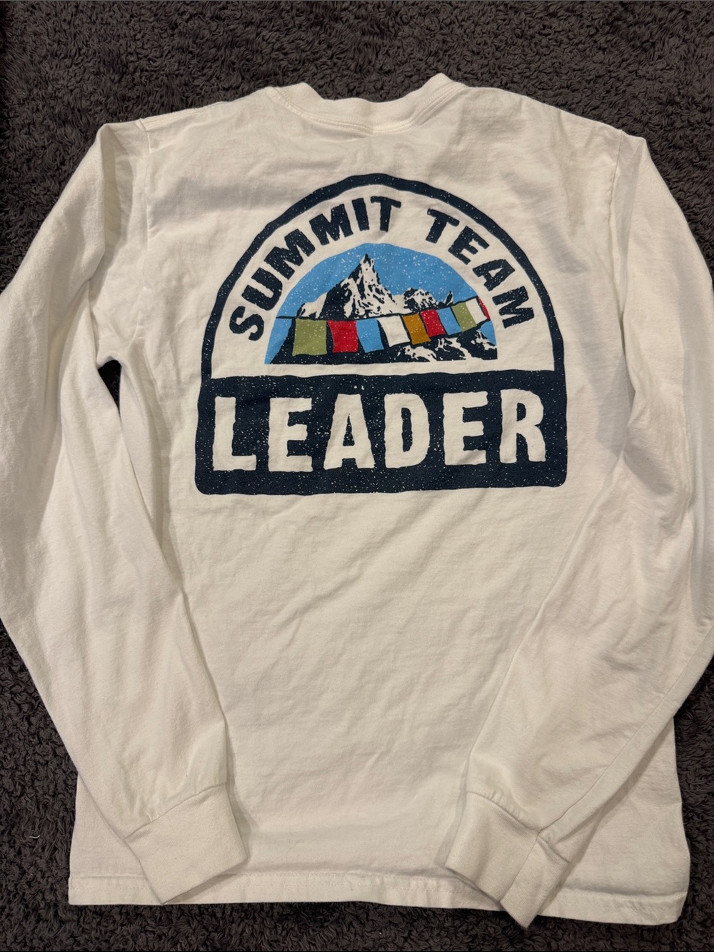 Disney Parks Meet Me At Base Camp Long Sleeve Graphic Tee Size Small UNISEX - Picture 4 of 6